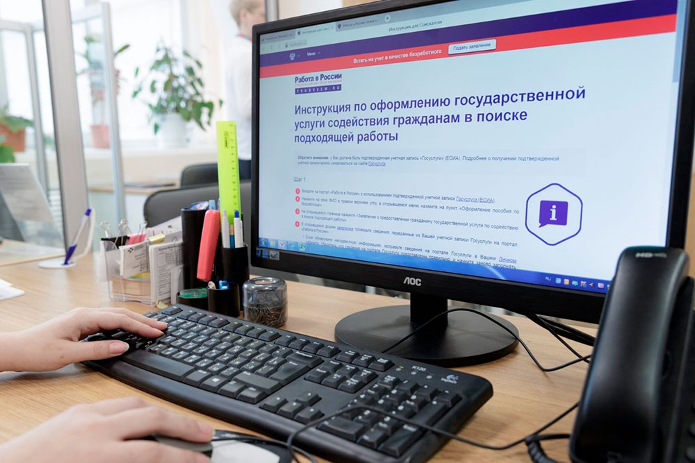Доступ к услугами службы занятости  можно получить через личный кабинет портала «Работа в России»