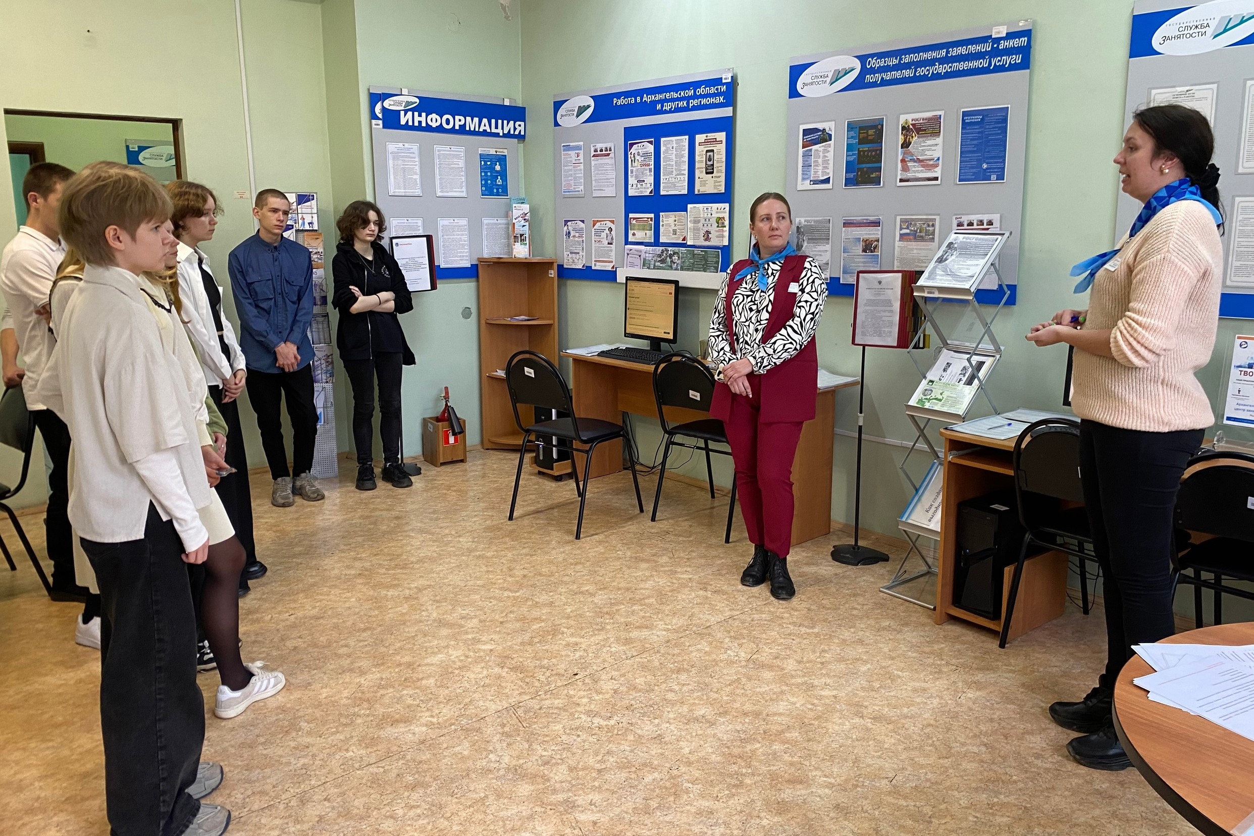 Профориентир: школьникам Новодвинска рассказали о деятельности службы занятости